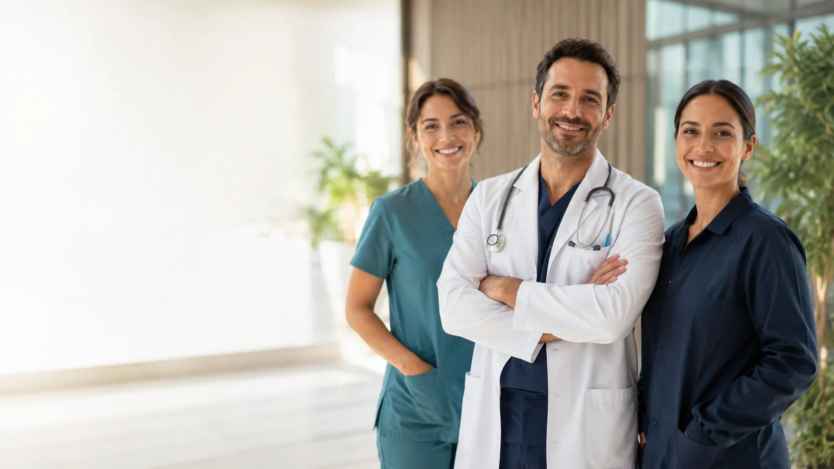 Equipo de salud coordinando atención médica domiciliaria